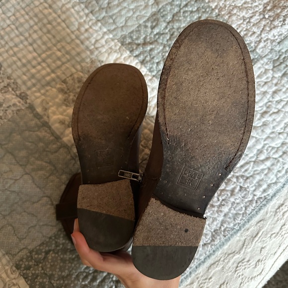 Frye “Melissa” Dark Brown Leather Women’s Boots - Picture 4 of 5